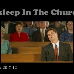 Asleep In the church